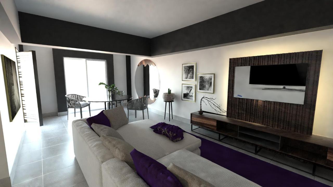 Hs Hotsson Hotel Acapulco Luaran gambar 3D rendering of a living room