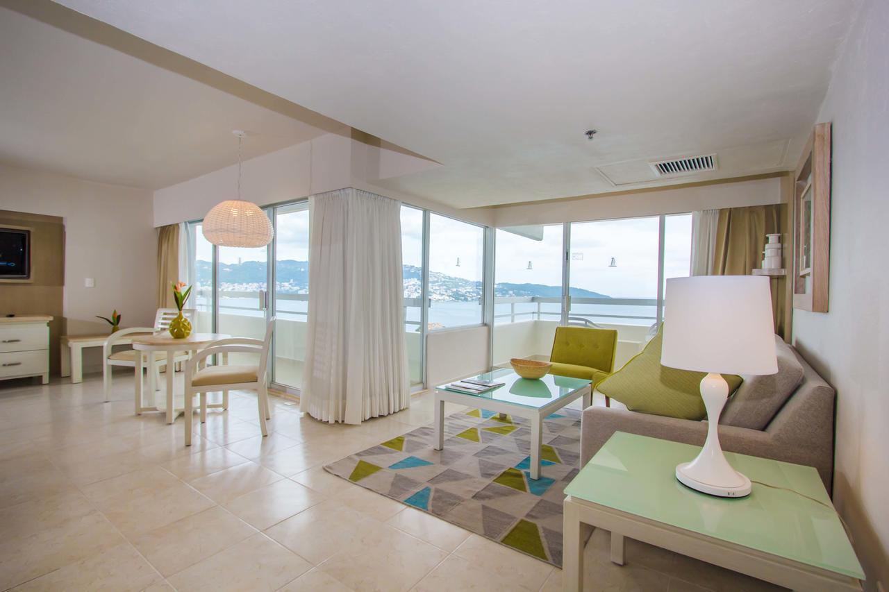 Hs Hotsson Hotel Acapulco Luaran gambar A living room at the resort